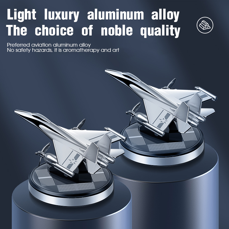 Perfume Fragrance Time - Car Air Freshener Solar Fighter ใบพัดเครื่องปรุงกลิ่นหอมตกแต่งอุปกรณ์ตกแต่งภายในรถยนต์น้ําหอม