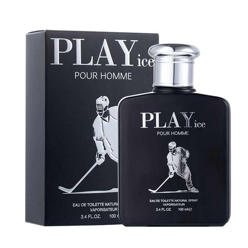 Pure Perfume Fragrance - น้ำหอมผู้ชายสไตล์หรูหรา 100 มล. ขวดสีน้ำเงินดำ กลิ่นหอมติดทนนาน กลิ่นโอเชียน
