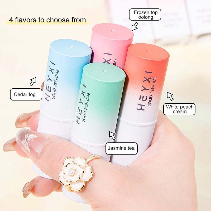 On Perfume & Fragrance Kota Bogor - ชุดบาล์มน้ำหอมแบบแข็ง 4 กลิ่น สดชื่น พกพาสะดวก ขนาดพกพา
