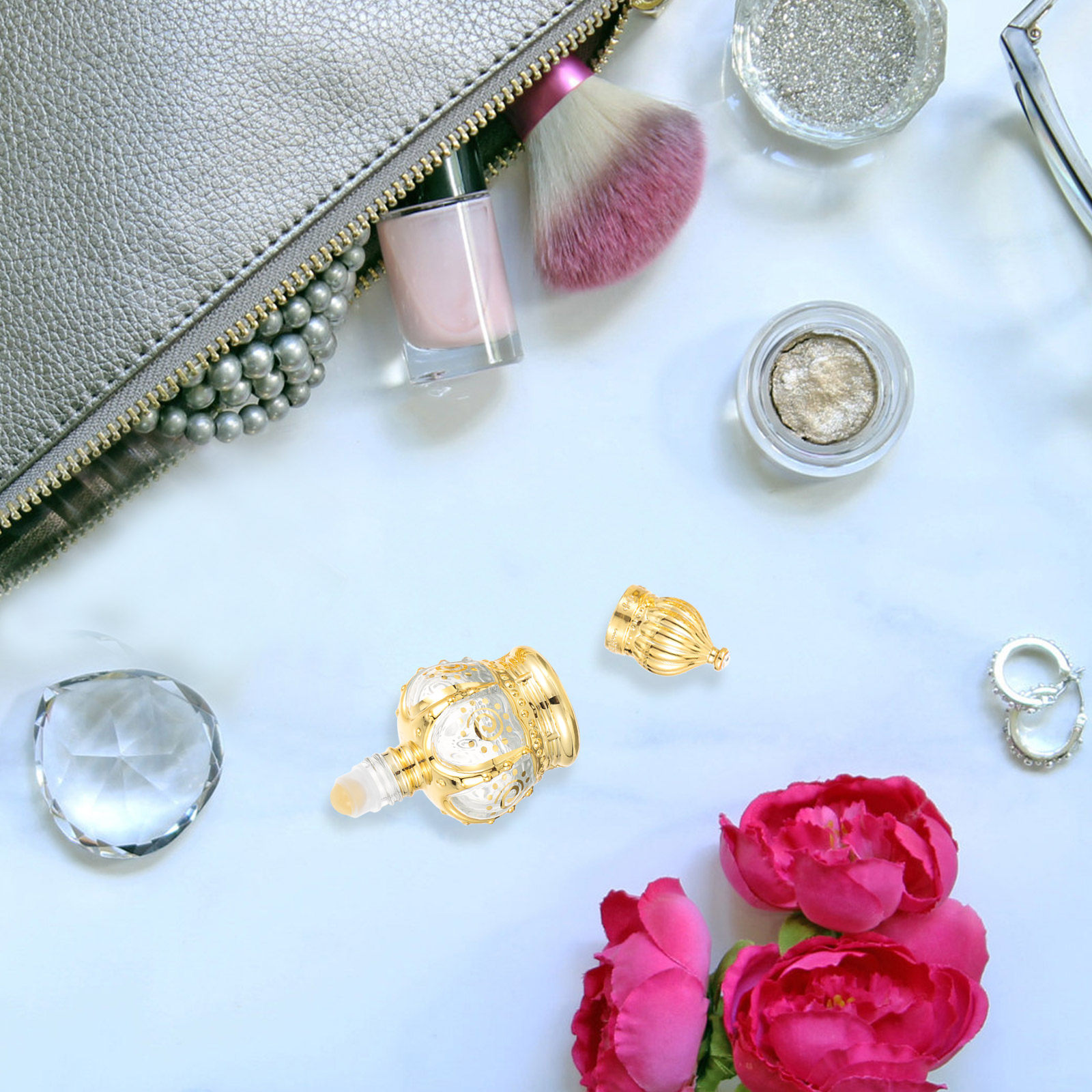 ลูกกลิ้งหยกสำหรับขวดน้ำมันหอมร - On Perfume & Fragrance Kota Bogor บทวิจารณ์และราคา