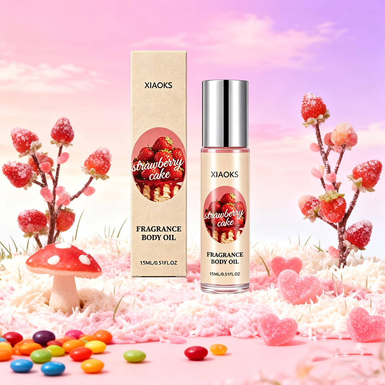 น้ำหอมโรลออนกลิ่นเค้กสตรอว์เบอ - On Perfume & Fragrance Kota Bogor บทวิจารณ์และราคา