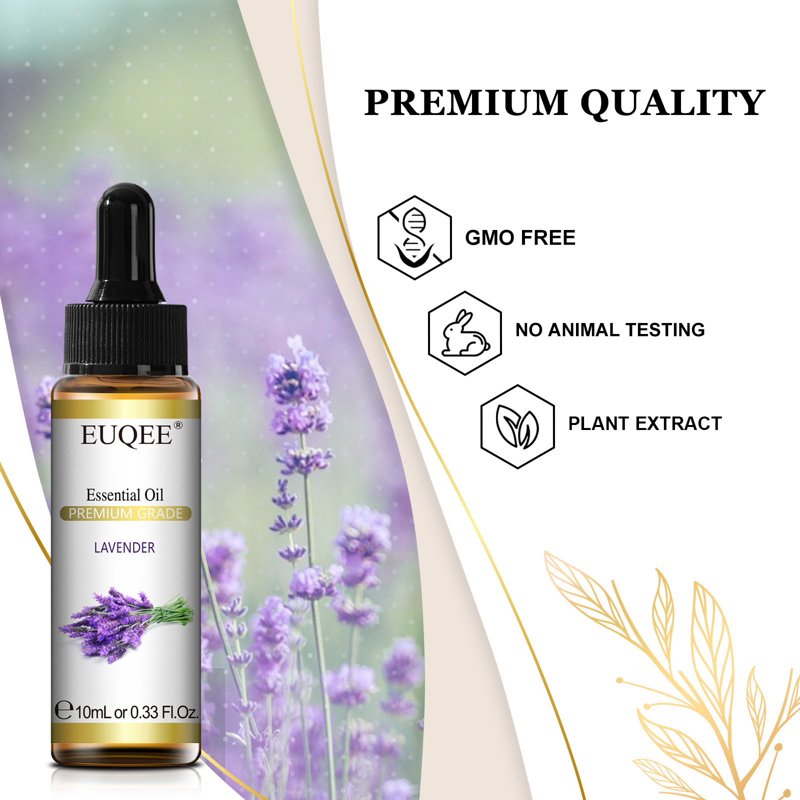 EUQEE 10 มลน้ำมันหอมระเหยธรรมช - Perfume Fragrance Essence บทวิจารณ์และราคา